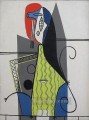 Mujer en un sillón 4 1927 cubista Pablo Picasso
